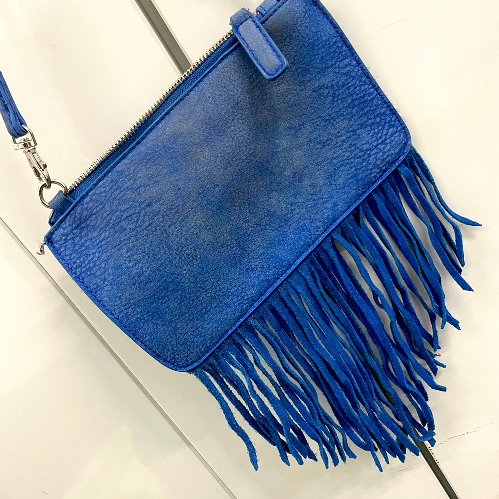 Free people mini fringe purse